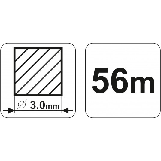 ŻYŁKA TNĄCA KWADRATOWA 3,0MMX56M -zdjęcie numer 3