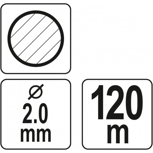 ŻYŁKA TNĄCA OKRĄGŁA 2,0MMX120M -zdjęcie numer 3