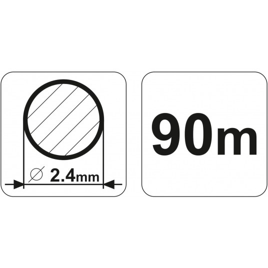 ŻYŁKA TNĄCA OKRĄGŁA 2,4MMX90M -zdjęcie numer 4