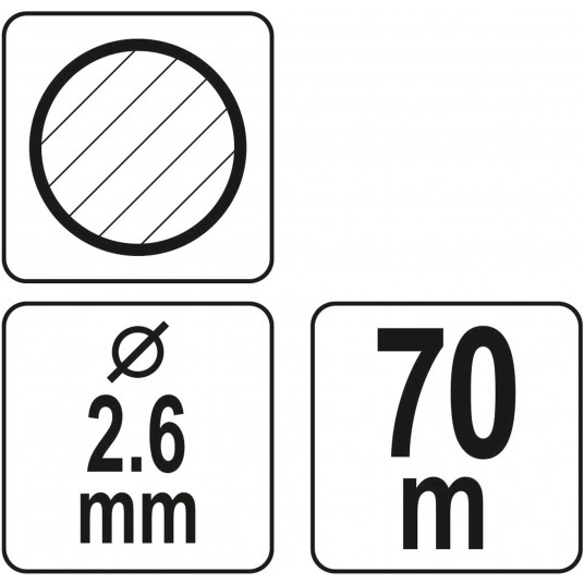 ŻYŁKA TNĄCA OKRĄGŁA 2,6MMX70M -zdjęcie numer 4