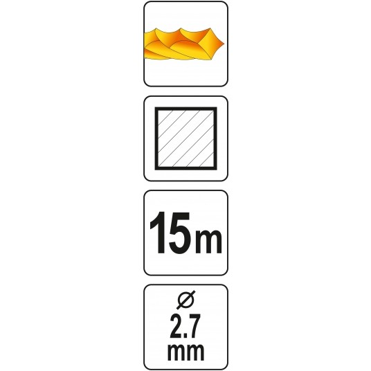 ŻYŁKA TNĄCA SILENT 2.7MM x 15M -zdjęcie numer 2