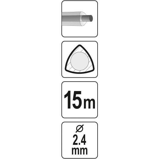 ŻYŁKA TNĄCA TRYGON 2.4MM x 15M -zdjęcie numer 4