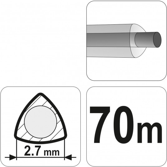 ŻYŁKA TNĄCA TRYGON 2.7MM x 70M -zdjęcie numer 4