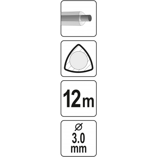ŻYŁKA TNĄCA TRYGON 3.0MM x 12M -zdjęcie numer 4