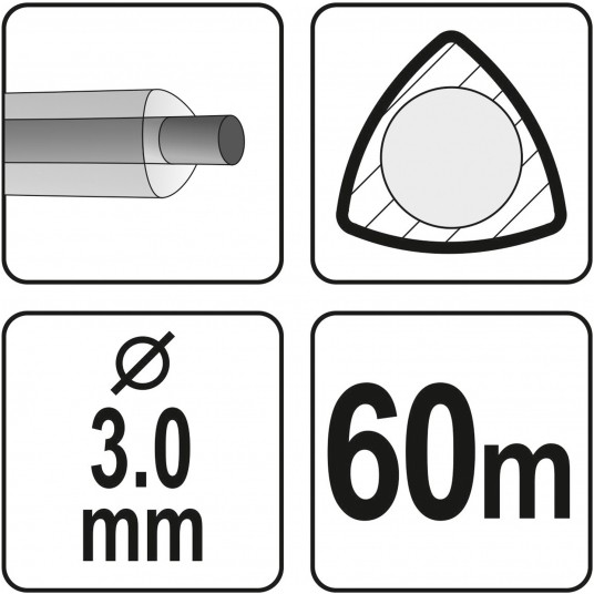 ŻYŁKA TNĄCA TRYGON 3.0MM x 60M -zdjęcie numer 4