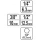 ADAPTERY HEX DO NASADEK-1/4, 3/8, 1/2 -zdjęcie numer 4