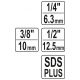 ADAPTERY SDS-PLUS DO NASADEK-1/4,3/8,1/2 -zdjęcie numer 4