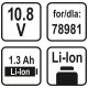 AKUMULATOR 10,8V LI-ION 1,3AH -zdjęcie numer 4