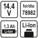 AKUMULATOR 14,4V LI-ION 1,3AH -zdjęcie numer 4