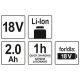 AKUMULATOR 18V LI-ION 2,0 AH -zdjęcie numer 4