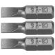 BITY 1/4"X25 MM, 5MM 3 SZT -zdjęcie numer 1