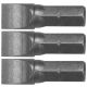 BITY 1/4"X25 MM, 8MM 3 SZT -zdjęcie numer 1