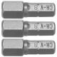 BITY 1/4"X25 MM HEX H8 3 SZT -zdjęcie numer 1