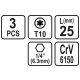 BITY 1/4"X25 MM TORX T10 3 SZT -zdjęcie numer 3