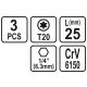BITY 1/4"X25 MM TORX T20 3 SZT -zdjęcie numer 3