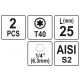 BITY 1/4"X25 MM TORX T40 2 SZT -zdjęcie numer 3