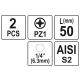BITY 1/4"X50 MM PZ1 2 SZT -zdjęcie numer 3