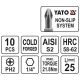 BITY DO WKRĘTARKI 10SZT. PH2x25 S2 -zdjęcie numer 3