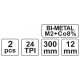 BRZESZCZOT DO METALU 300MM 2SZT. BIMETAL -zdjęcie numer 7