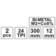 BRZESZCZOT DO METALU 300MM 2SZT. BIMETAL -zdjęcie numer 7