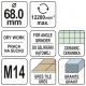 DIAMENTOWE WIERTŁO DO GRESU 68MM -zdjęcie numer 4