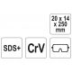 DŁUTO SDS PLUS 20x14x250 CrV -zdjęcie numer 2