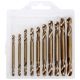 DWUSTRONNE WIERTŁA DO METALU 3-6MM 10SZT -zdjęcie numer 1