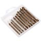 DWUSTRONNE WIERTŁA DO METALU 3-6MM 10SZT -zdjęcie numer 2