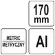 EKIERKA METALOWA -KĄTOWNIK 170 MM -zdjęcie numer 6