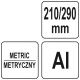 EKIERKA METALOWA -KĄTOWNIK 210 MM -zdjęcie numer 4