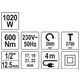 ELEKTRYCZNY KLUCZ UDAROWY 1/2" 600Nm -zdjęcie numer 9