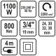 ELEKTRYCZNY KLUCZ UDAROWY 3/4" 800Nm -zdjęcie numer 6