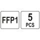 FFP1 PÓŁMASKI PRZECIWP. BEZ ZAWORU 5SZT -zdjęcie numer 4