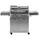 GRILL GAZ. 4+1 STAL NIERDZ.14,2KW, SZYBA -zdjęcie numer 1