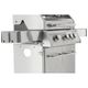 GRILL GAZ. ITAMI 3+1 INOX.11,5KW,Z SZYBĄ -zdjęcie numer 2