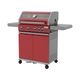 GRILL GAZ. OKAYA 4+1, 14,2KW, CZERWONY -zdjęcie numer 1