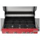 GRILL GAZ. OKAYA 4+1, 14,2KW, CZERWONY -zdjęcie numer 2
