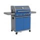 GRILL GAZ. OKAYA 4+1, 14,2KW, NIEBIESKI -zdjęcie numer 8