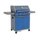 GRILL GAZ. OKAYA 4+1, 14,2KW, NIEBIESKI -zdjęcie numer 8