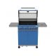 GRILL GAZ. OKAYA 4+1, 14,2KW, NIEBIESKI -zdjęcie numer 9
