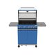 GRILL GAZ. OKAYA 4+1, 14,2KW, NIEBIESKI -zdjęcie numer 9