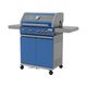 GRILL GAZ. OKAYA 4+1, 14,2KW, NIEBIESKI -zdjęcie numer 1