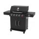 GRILL GAZOWY YATO 5+1 19KW CZARNY -zdjęcie numer 1