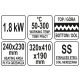 GRILL KONTAKTOWY RYFLOWANY 32CM -zdjęcie numer 5