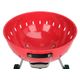 GRILL WĘGLOWY OKRĄGŁY 54CM CZERWONY -zdjęcie numer 4