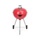 GRILL WĘGLOWY OKRĄGŁY 54CM CZERWONY -zdjęcie numer 1