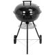GRILL WĘGLOWY OKRĄGŁY Z POKRYWĄ 41CM -zdjęcie numer 1