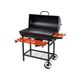 GRILL WĘGLOWY Z POKRYWĄ, RUSZT 71X34,5CM -zdjęcie numer 1