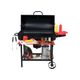 GRILL WĘGLOWY Z POKRYWĄ, RUSZT 71X34,5CM -zdjęcie numer 5