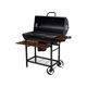 GRILL WĘGLOWY Z POKRYWĄ, RUSZT 71X34,5CM -zdjęcie numer 3